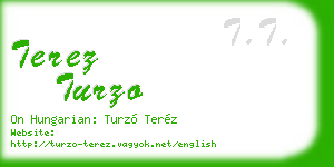 terez turzo business card